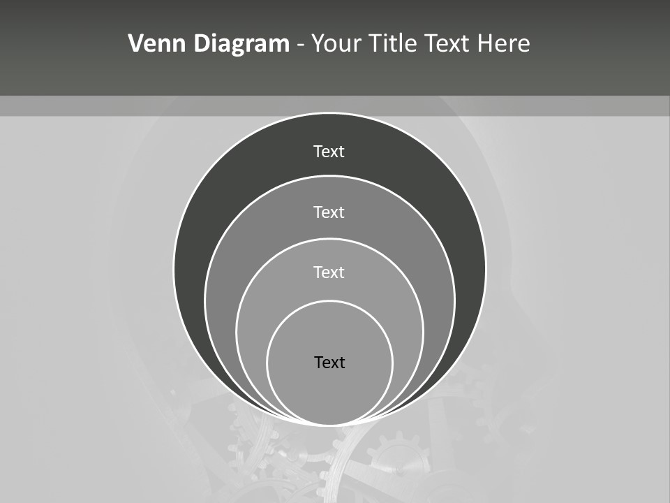 Strategy Machine Male PowerPoint Template