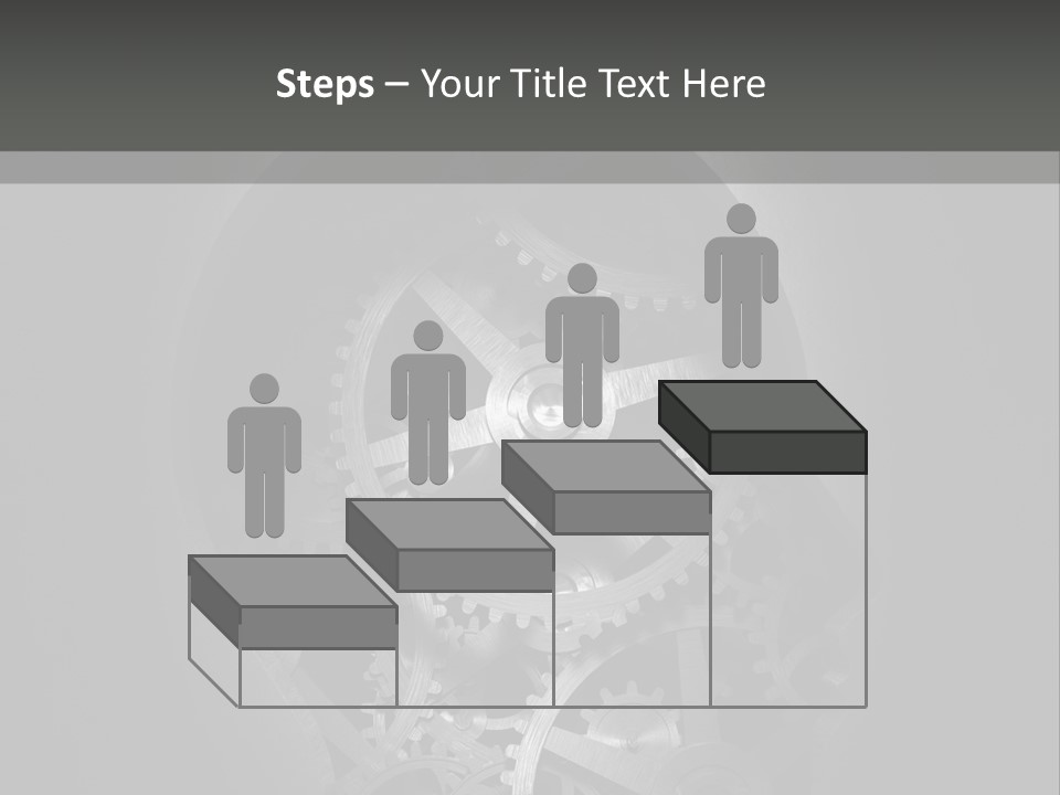 Strategy Machine Male PowerPoint Template