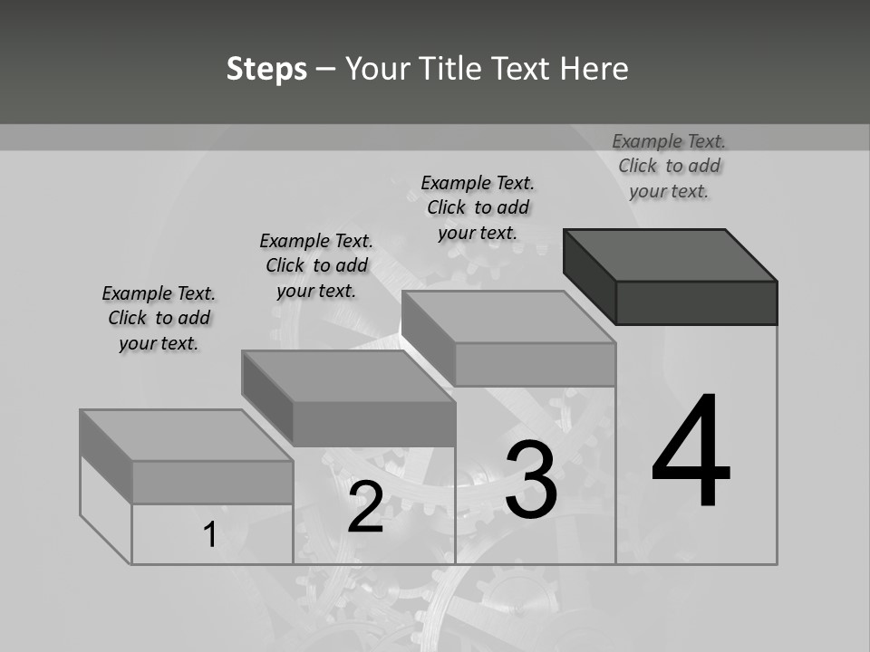 Strategy Machine Male PowerPoint Template