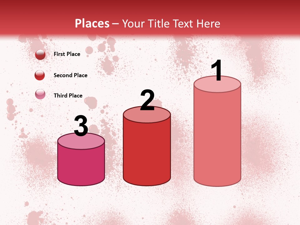 Splashing Bloodstain Stain PowerPoint Template