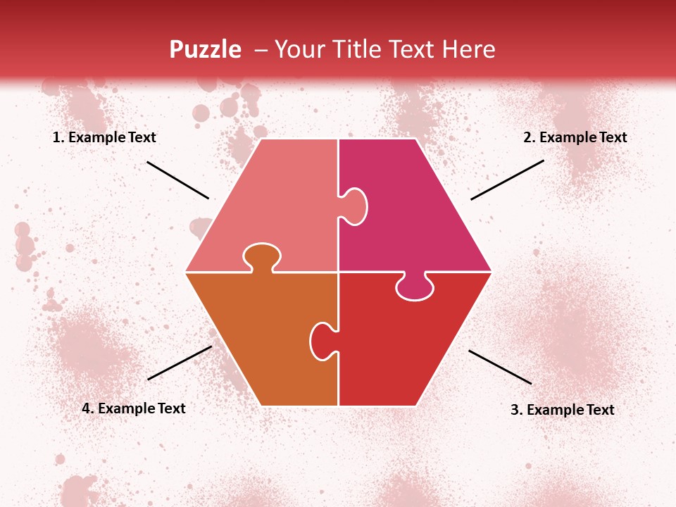 Splashing Bloodstain Stain PowerPoint Template