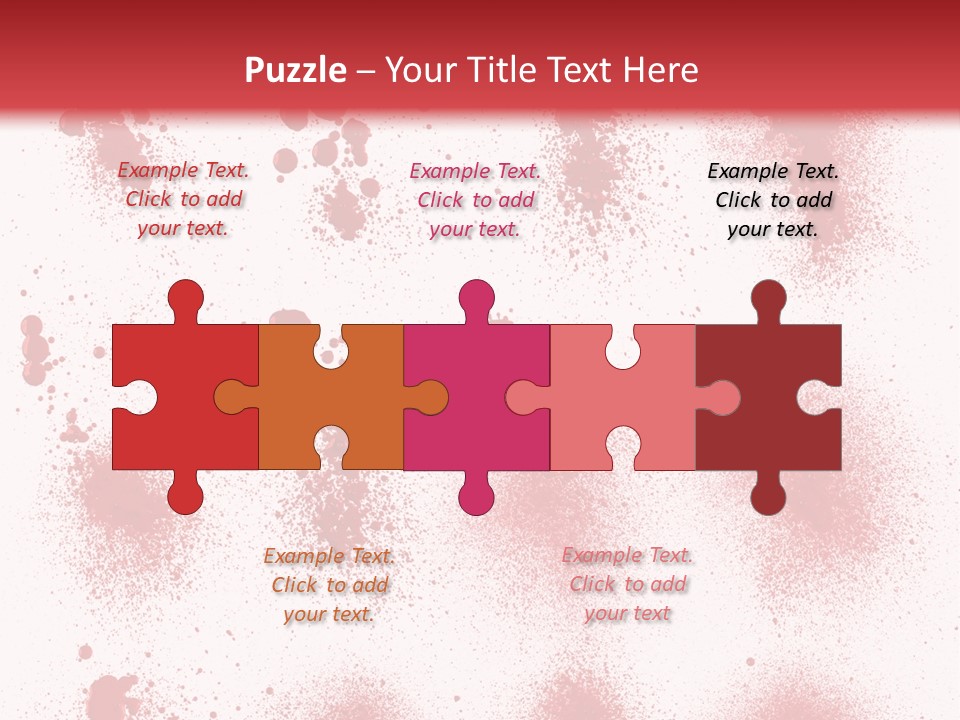 Splashing Bloodstain Stain PowerPoint Template