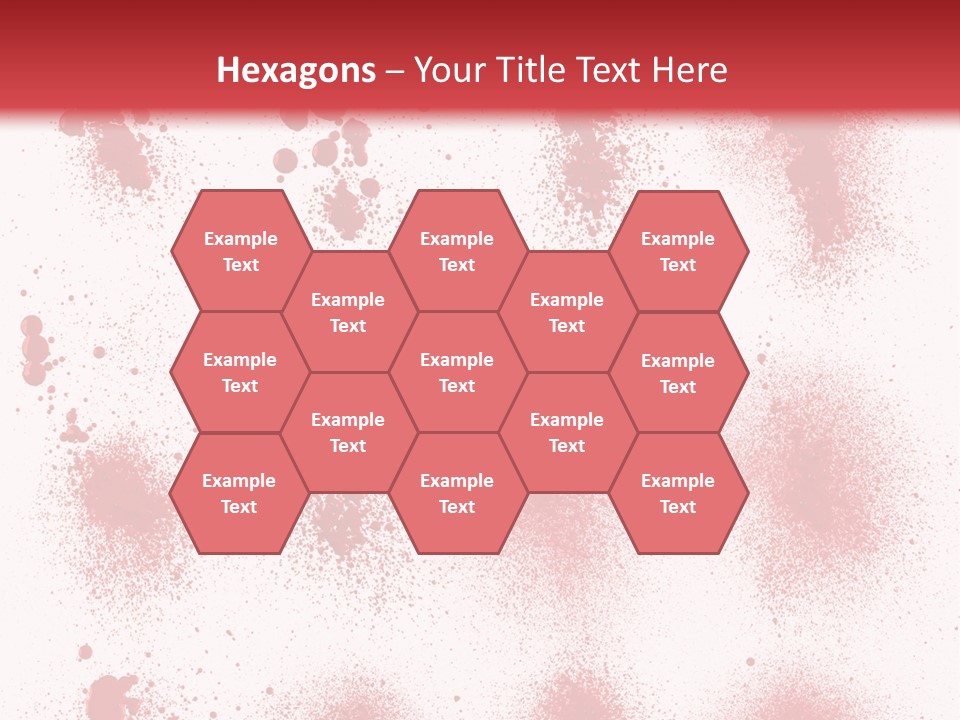 Splashing Bloodstain Stain PowerPoint Template