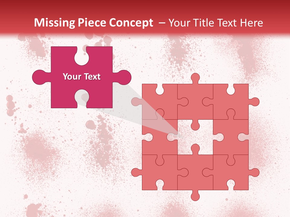 Splashing Bloodstain Stain PowerPoint Template