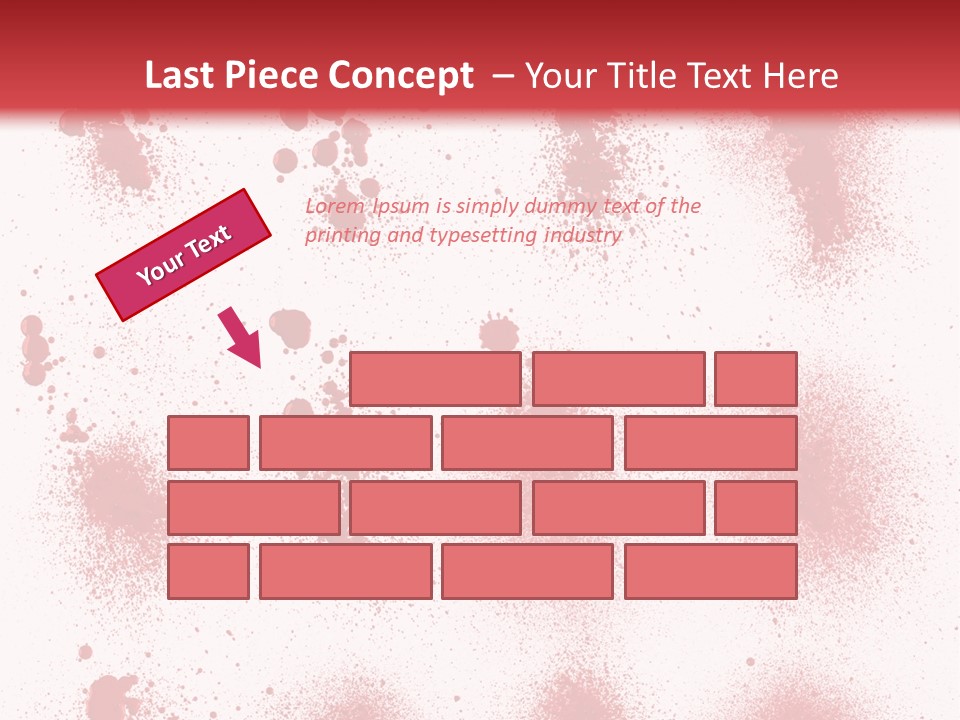 Splashing Bloodstain Stain PowerPoint Template