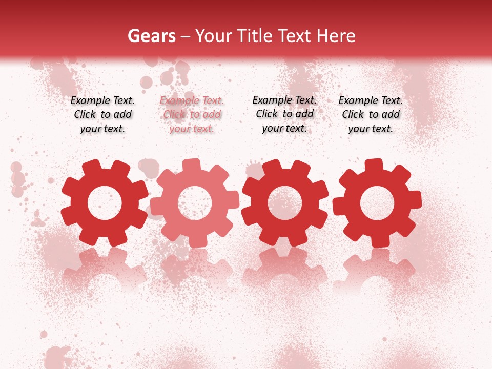 Splashing Bloodstain Stain PowerPoint Template