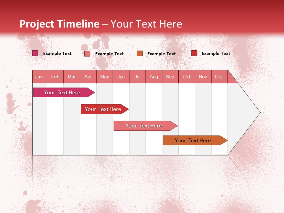 Splashing Bloodstain Stain PowerPoint Template