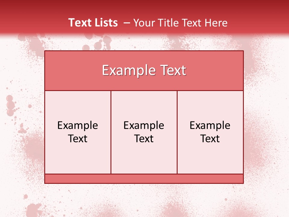 Splashing Bloodstain Stain PowerPoint Template
