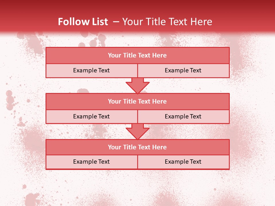 Splashing Bloodstain Stain PowerPoint Template