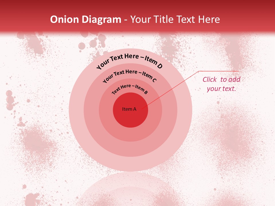 Splashing Bloodstain Stain PowerPoint Template