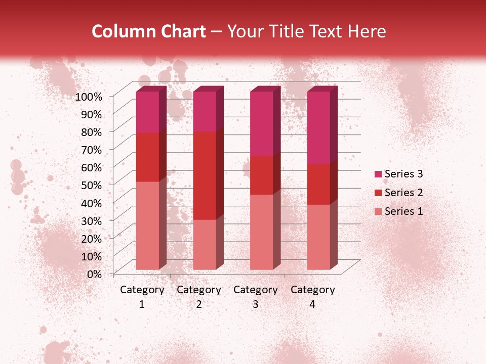 Splashing Bloodstain Stain PowerPoint Template