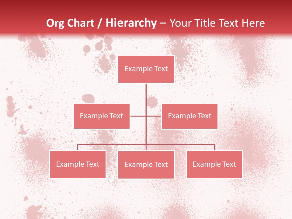 Splashing Bloodstain Stain PowerPoint Template