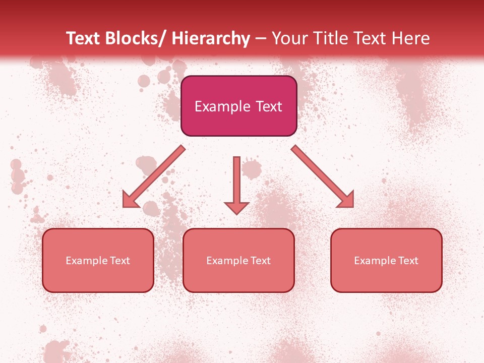 Splashing Bloodstain Stain PowerPoint Template