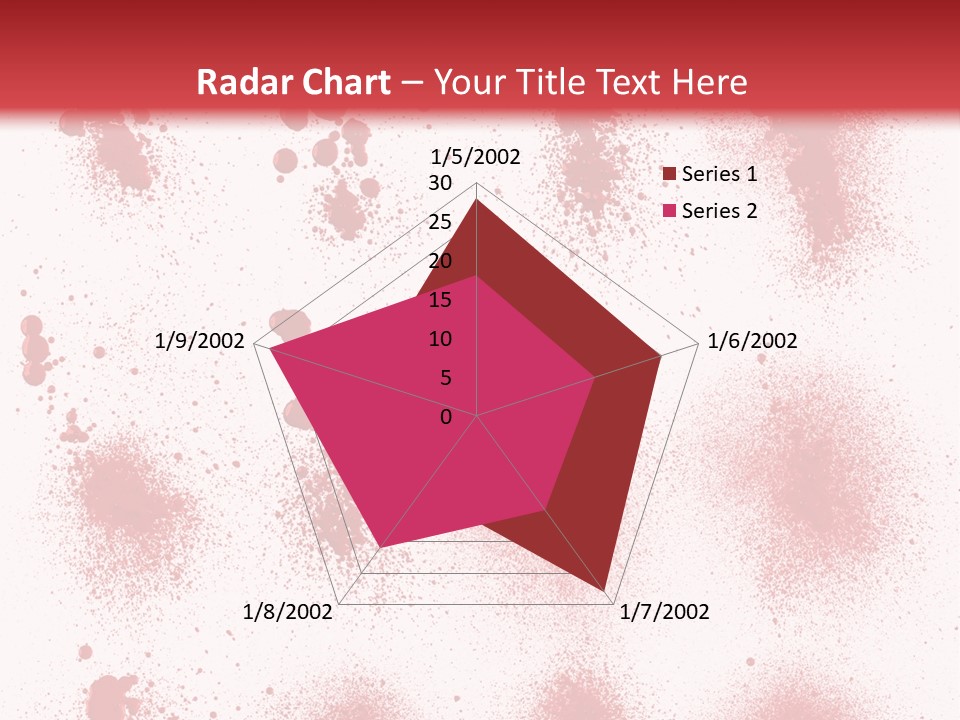 Splashing Bloodstain Stain PowerPoint Template