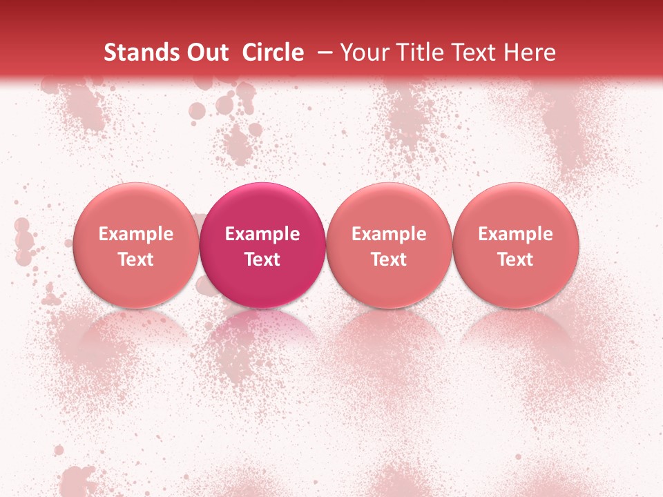 Splashing Bloodstain Stain PowerPoint Template