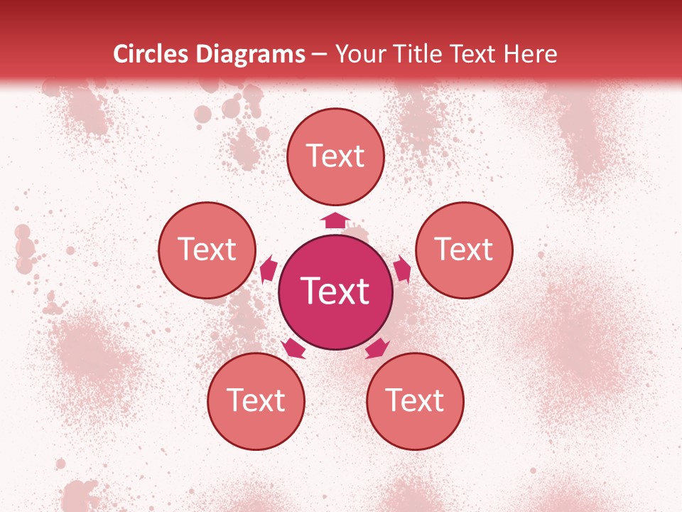 Splashing Bloodstain Stain PowerPoint Template