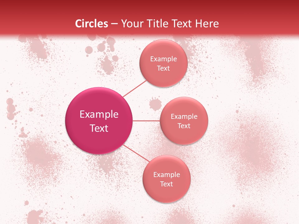 Splashing Bloodstain Stain PowerPoint Template