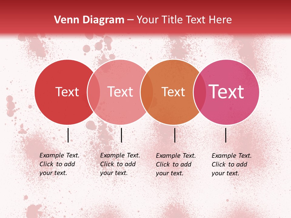 Splashing Bloodstain Stain PowerPoint Template