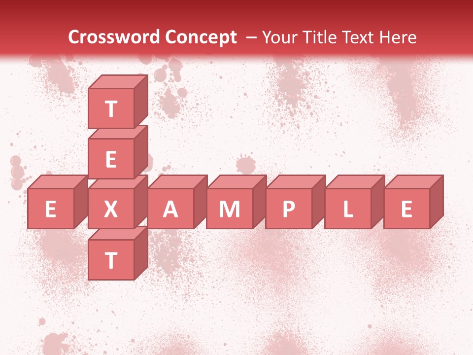 Splashing Bloodstain Stain PowerPoint Template