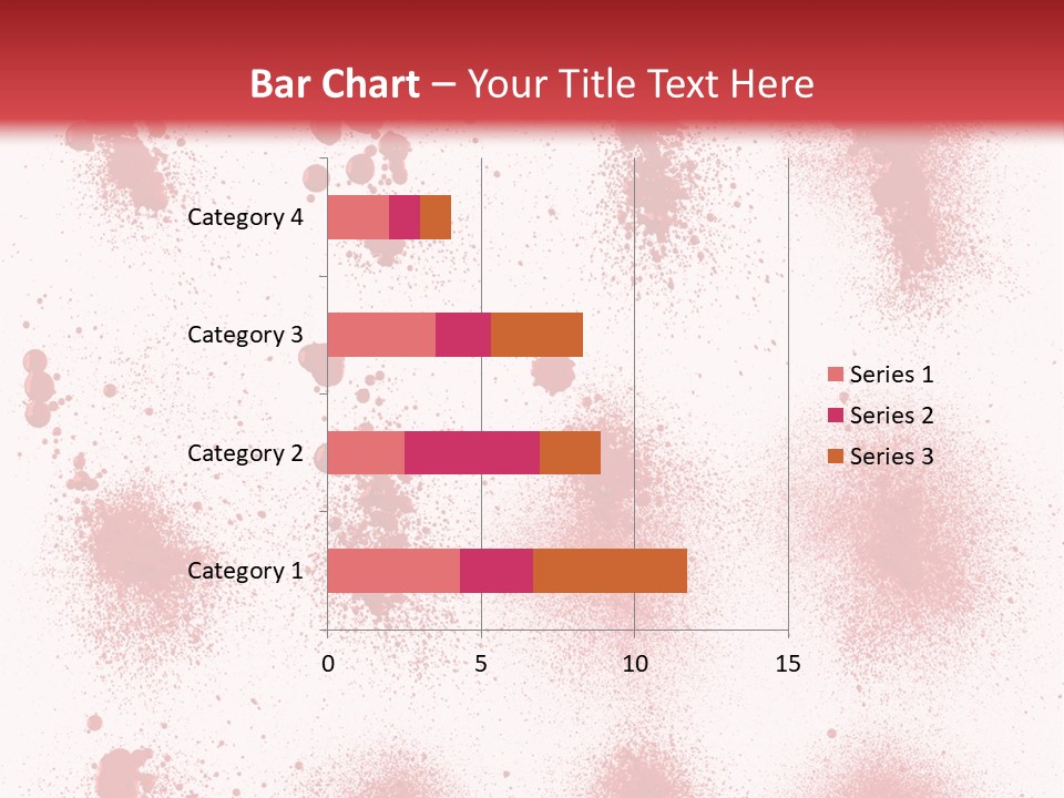 Splashing Bloodstain Stain PowerPoint Template