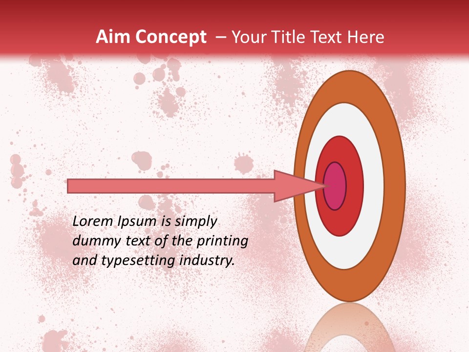 Splashing Bloodstain Stain PowerPoint Template