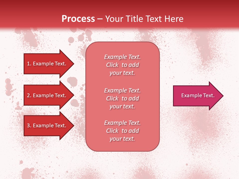 Splashing Bloodstain Stain PowerPoint Template