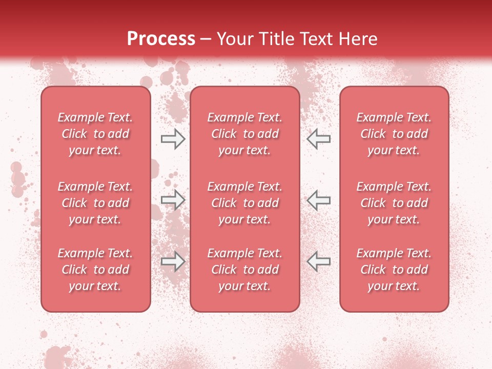 Splashing Bloodstain Stain PowerPoint Template