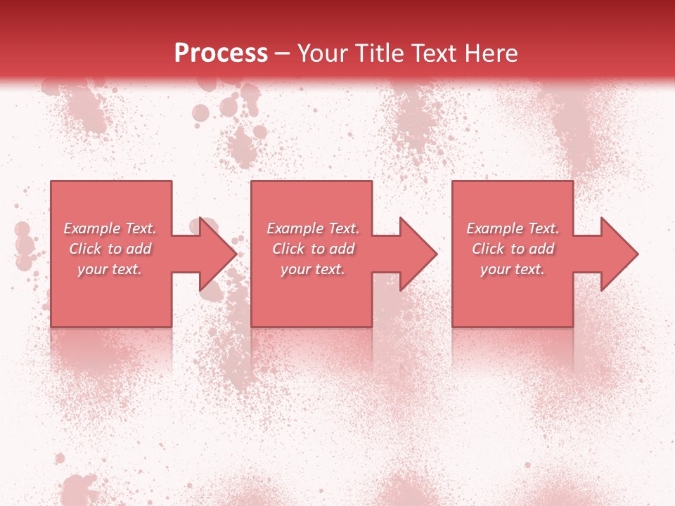 Splashing Bloodstain Stain PowerPoint Template