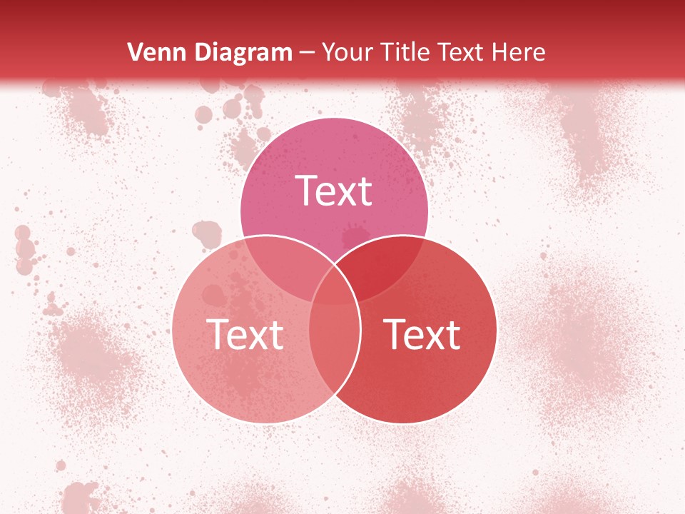 Splashing Bloodstain Stain PowerPoint Template