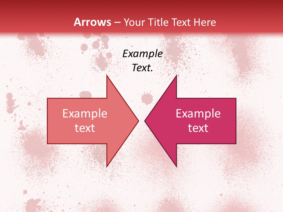 Splashing Bloodstain Stain PowerPoint Template