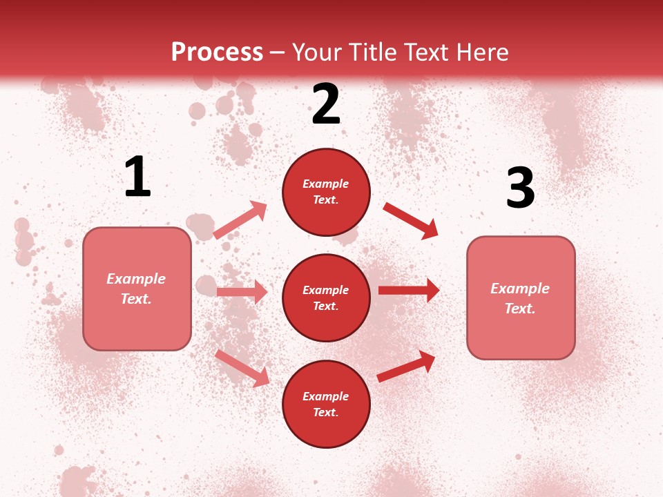 Splashing Bloodstain Stain PowerPoint Template