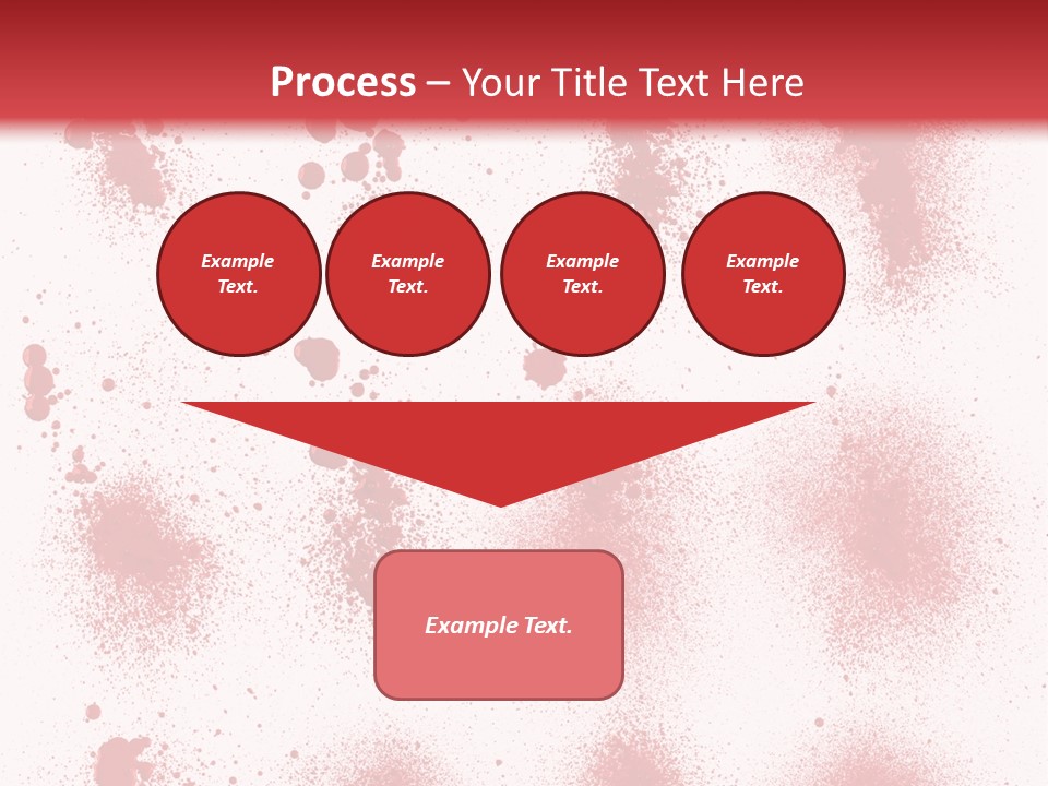 Splashing Bloodstain Stain PowerPoint Template
