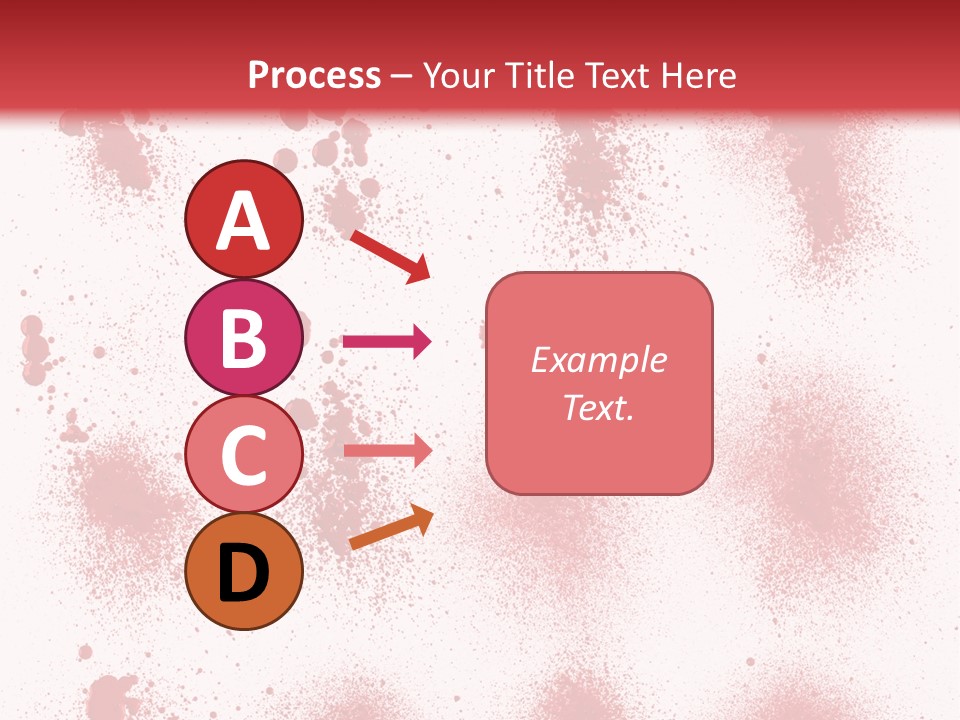 Splashing Bloodstain Stain PowerPoint Template