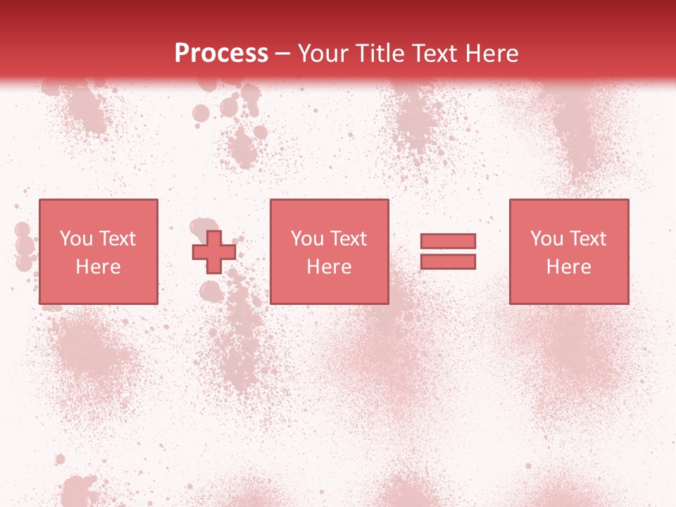 Splashing Bloodstain Stain PowerPoint Template