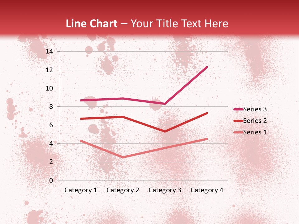 Splashing Bloodstain Stain PowerPoint Template