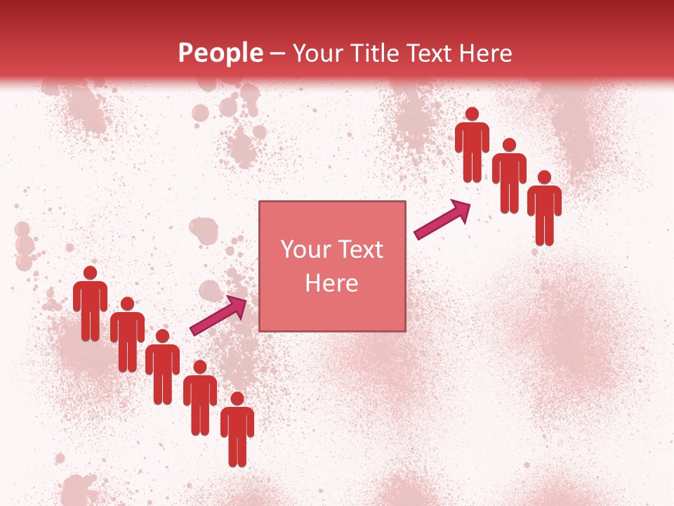 Splashing Bloodstain Stain PowerPoint Template