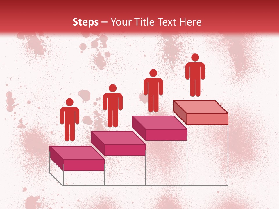 Splashing Bloodstain Stain PowerPoint Template