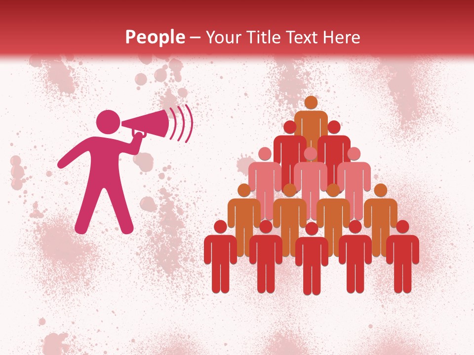 Splashing Bloodstain Stain PowerPoint Template