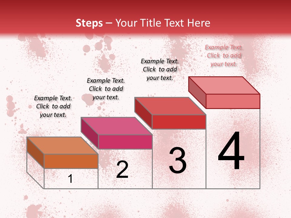 Splashing Bloodstain Stain PowerPoint Template