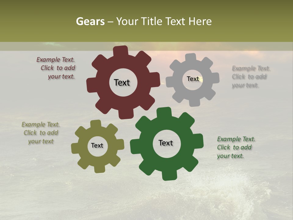Atmosphere Weather Cloud PowerPoint Template