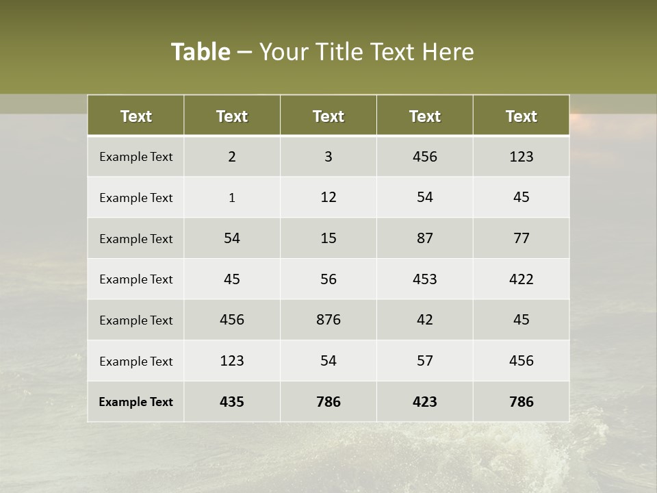Atmosphere Weather Cloud PowerPoint Template