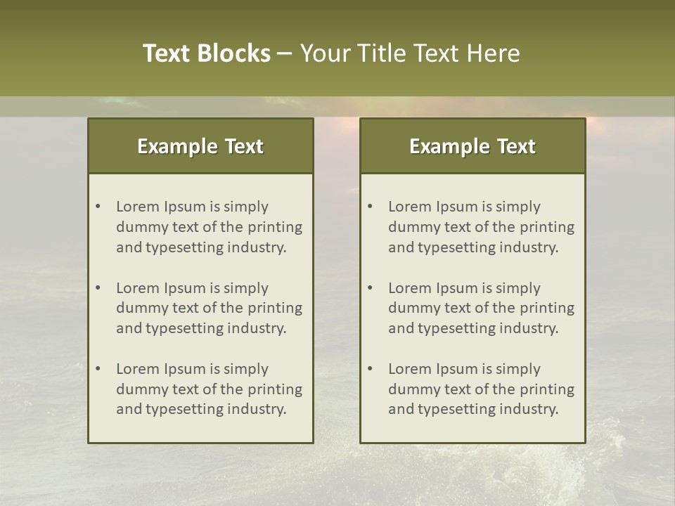 Atmosphere Weather Cloud PowerPoint Template