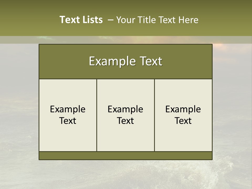 Atmosphere Weather Cloud PowerPoint Template