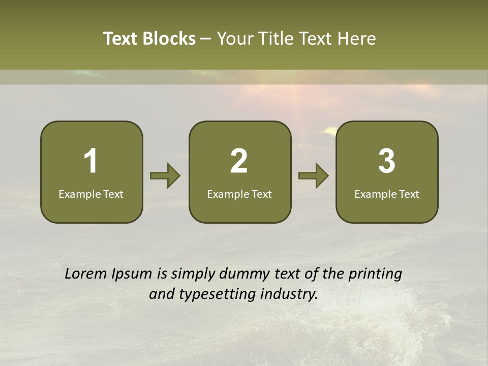 Atmosphere Weather Cloud PowerPoint Template
