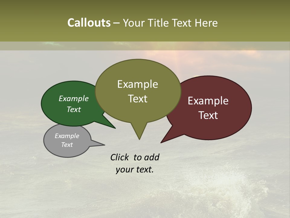 Atmosphere Weather Cloud PowerPoint Template