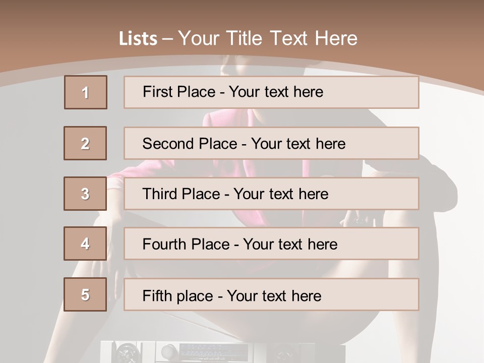 Color Young Y PowerPoint Template
