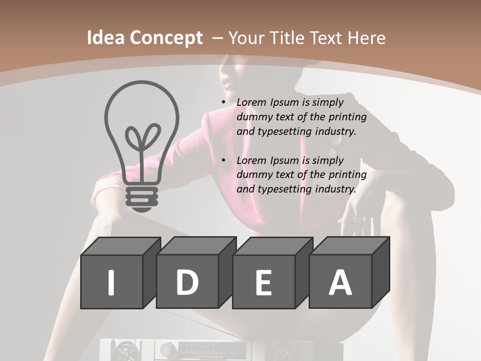 Color Young Y PowerPoint Template