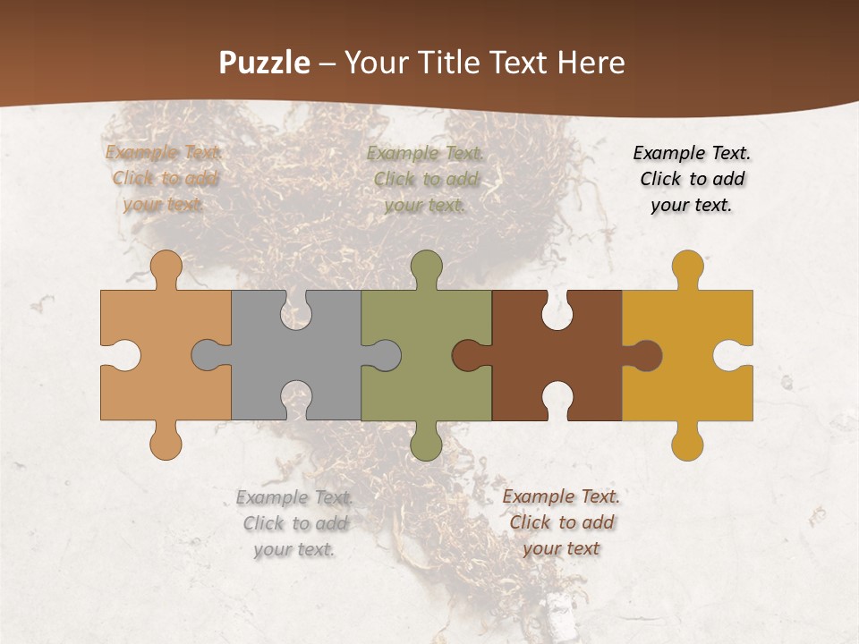 White Danger Close Up PowerPoint Template