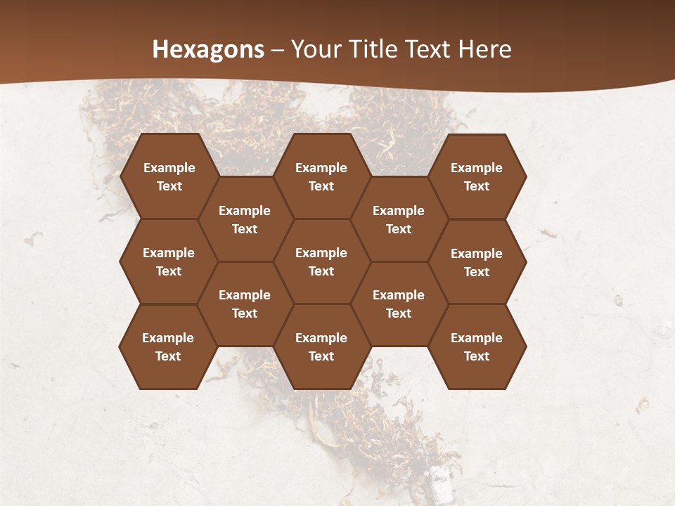 White Danger Close Up PowerPoint Template