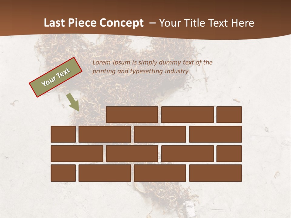 White Danger Close Up PowerPoint Template